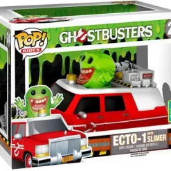 Cheap ⌛ Funko Ghostbusters POP! Rides ECTO-1 with Slimer Exclusive Vinyl Figure #24 😉