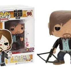 Brand new ⭐ Funko The Walking Dead POP! Television Biker Daryl Dixon Exclusive Vinyl Figure #96 [Bloody Version] ✔️