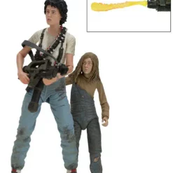 Budget 🎁 NECA Aliens 30th Anniversary Rescuing Newt Deluxe Action Figure 2-Pack [Ripley & Newt] 😉 -US Horror Sales 2022 rescuingnewt inset2
