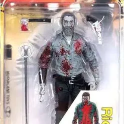 Cheapest 🌟 McFarlane Toys The Walking Dead Comic Rick Grimes Exclusive Action Figure [Bloody Black & White, 2016] 😉