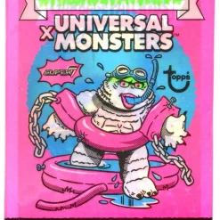 Best deal 👏 Garbage Pail Kids X Universal Monsters Trading Card Wax Pack [6 Sticker / Cards] 🌟