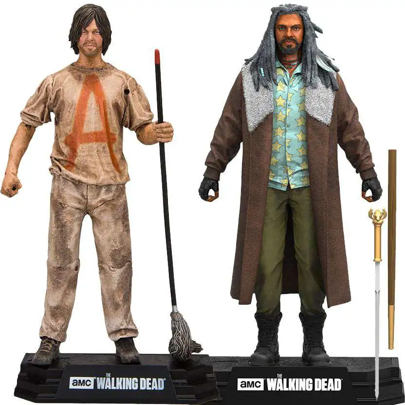 Brand new โค๏ธ McFarlane Toys The Walking Dead TV Series Daryl Dixon (Savior Prisoner) & Ezekiel Set of Both Action Figures ๐ฅฐ 3 Brand new โค๏ธ McFarlane Toys The Walking Dead TV Series Daryl Dixon (Savior Prisoner) & Ezekiel Set of Both Action Figures ๐ฅฐ