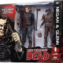 New 🔥 McFarlane Toys The Walking Dead Negan & Glenn Exclusive Action Figure 2-Pack [Full Color] ✨