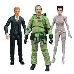 Flash Sale 🛒 Ghostbusters Select Series 4 Walter Peck, Slimed Peter & Gozer Set of 3 Action Figures ❤️
