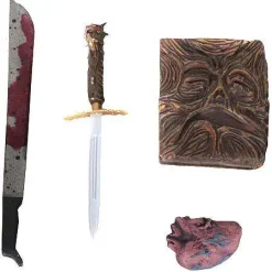 Best Pirce 👍 Friday the 13th Jason Goes to Hell House of Horror Jason Voorhees Collectible Figure [1993] ✔️ -US Horror Sales 2022 sidejasonhell inset3