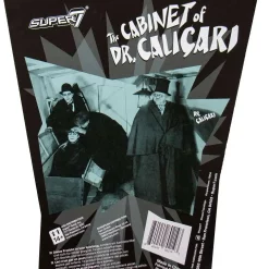 Promo ๐ ReAction The Cabinet of Dr. Caligari Dr. Caligari Action Figure ๐ 7 Promo ๐ ReAction The Cabinet of Dr. Caligari Dr. Caligari Action Figure ๐ -US Horror Sales 2022 super7drcaligari inset2