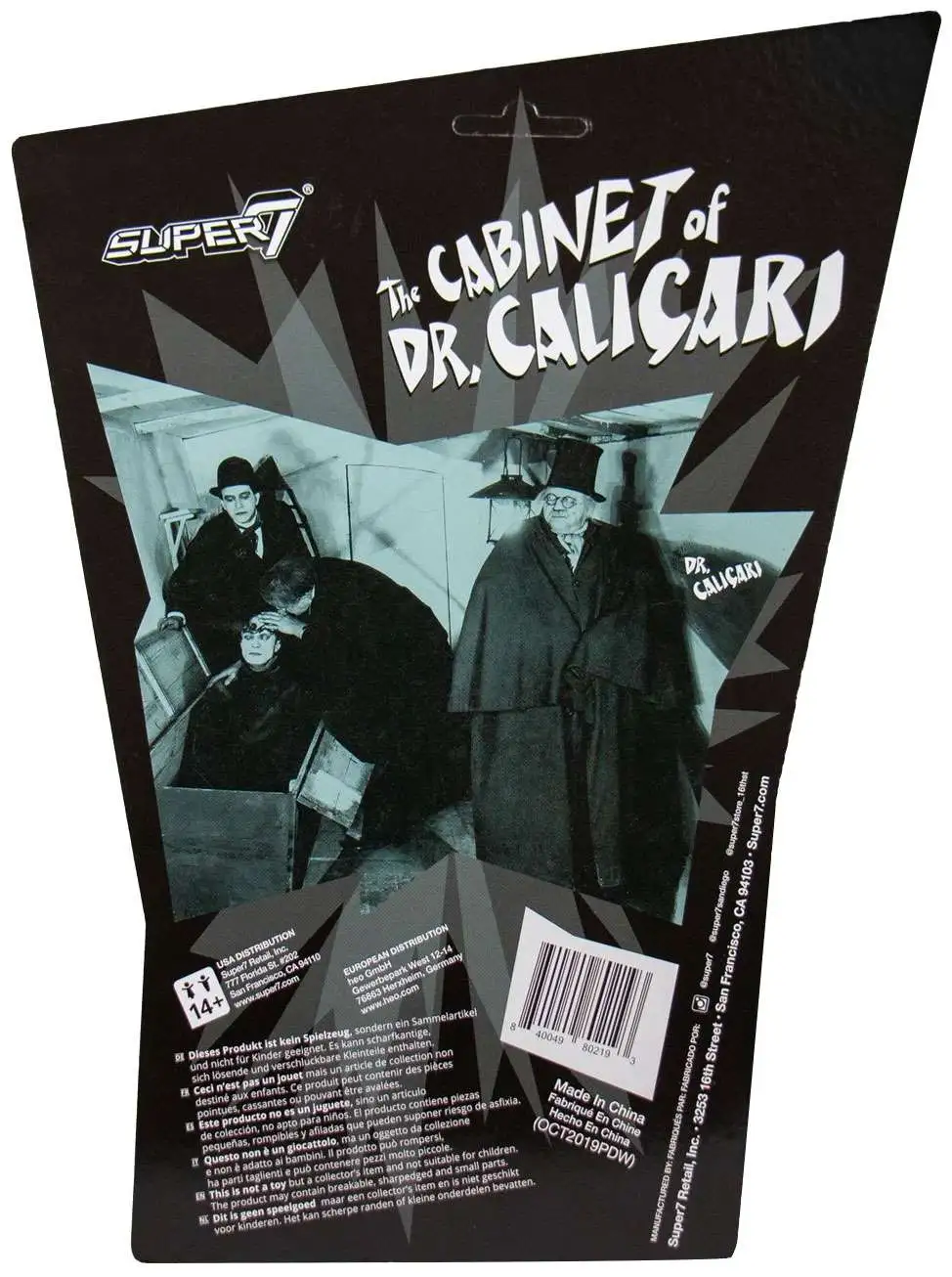 Promo ๐ ReAction The Cabinet of Dr. Caligari Dr. Caligari Action Figure ๐ 5 Promo ๐ ReAction The Cabinet of Dr. Caligari Dr. Caligari Action Figure ๐ - Image 3