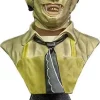 Flash Sale 💯 Texas Chainsaw Massacre Leatherface 6-Inch Mini Bust 😉 -US Horror Sales 2022 tcmleatherfacebust