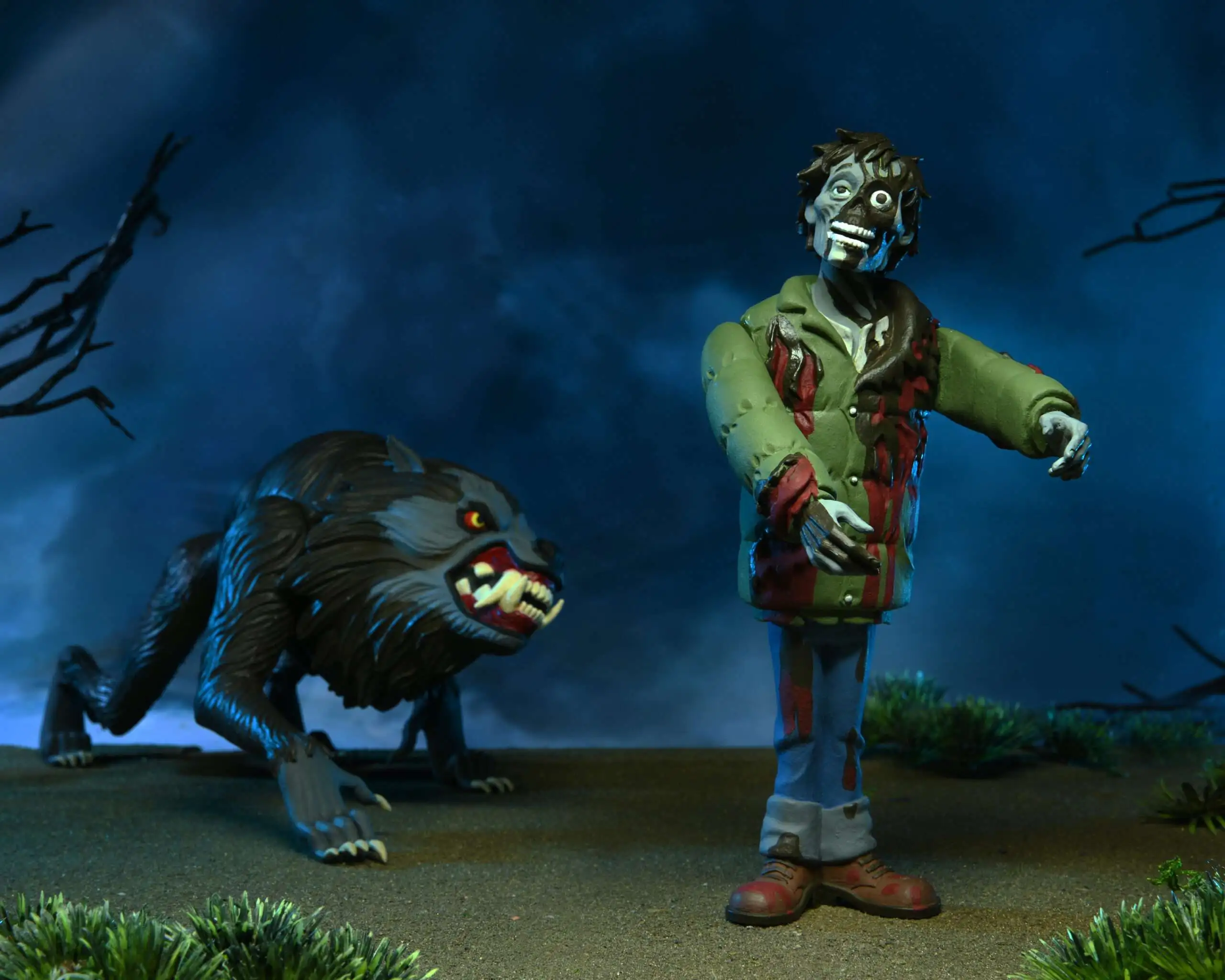 Outlet π€© NECA American Werewolf in London Toony Terrors Jack & Kessler Wolf Action Figure 2-Pack π 3 Outlet π€© NECA American Werewolf in London Toony Terrors Jack & Kessler Wolf Action Figure 2-Pack π - Image 2