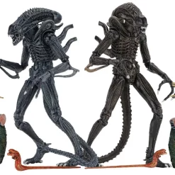Top 10 💯 NECA Warrior BLUE & BROWN Aliens Set of Both Action Figures [Ultimate Versions] 🎁