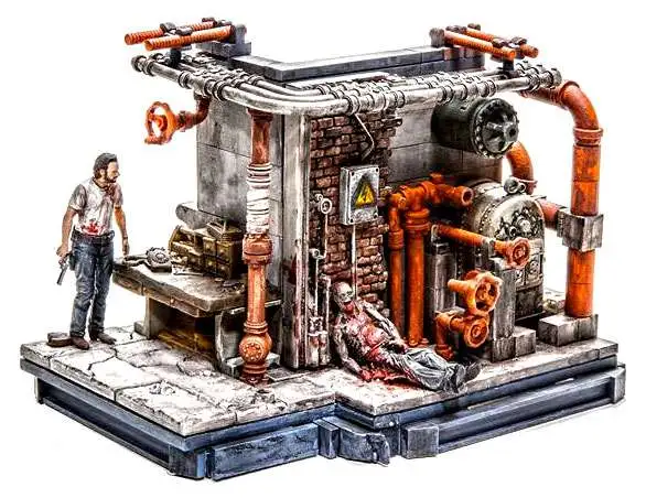 Outlet β€οΈ McFarlane Toys The Walking Dead Boiler Room Building Set #14558 π 4 Outlet β€οΈ McFarlane Toys The Walking Dead Boiler Room Building Set #14558 π - Image 2