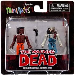 Top 10 🎁 The Walking Dead Minimates Series 3 Battle-Damaged Tyreese & Farmer Zombie Minifigure 2-Pack 🔔