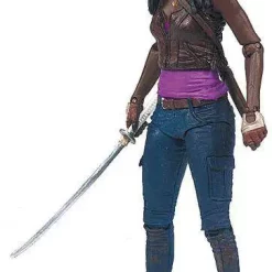 Flash Sale ❤️ McFarlane Toys The Walking Dead AMC TV Series 3 Michonne Action Figure 🔔 -US Horror Sales 2022 walkingdead3michonne inset2