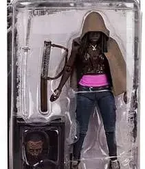 Deals ✔️ McFarlane Toys The Walking Dead AMC TV Series 6 Michonne Action Figure [Fish Tank & 2 Heads] ✔️