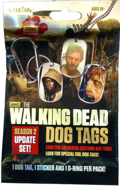 Cheapest โญ AMC TV The Walking Dead Season 2 ๐ฆฎ Dog Tag Pack ๐ 3 Cheapest โญ AMC TV The Walking Dead Season 2 ๐ฆฎ Dog Tag Pack ๐