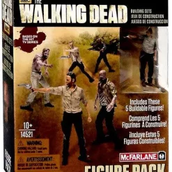 Best Sale 👏 McFarlane Toys The Walking Dead Figure Pack Building Set #14521 [5 Buildable Figures!] 😉