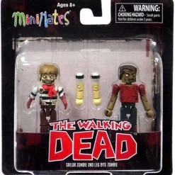 Cheap 👍 The Walking Dead Minimates Series 2 Sailor Zombie & Leg Bite Zombie Minifigure 2-Pack 🧨