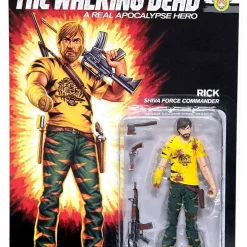 Cheapest 🌟 McFarlane Toys The Walking Dead Shiva Force Rick Action Figure [Bloody] ⌛